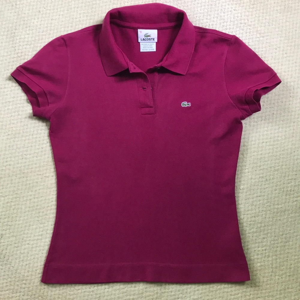 Lacoste women’s fitted polo